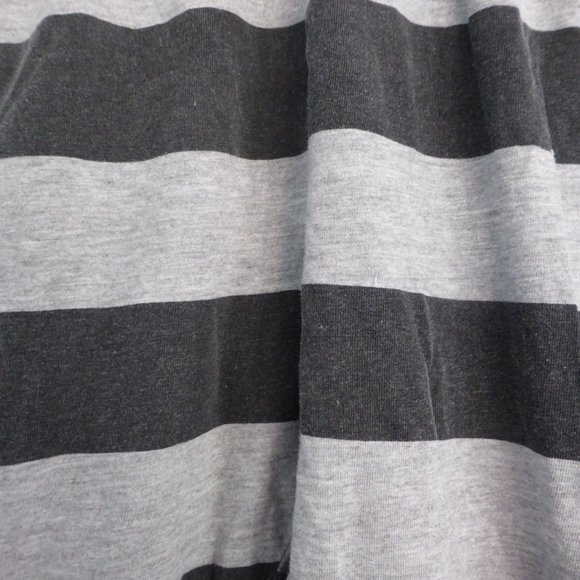 GEORGE, grey & black striped pajama pants, medium - Picture 2 of 5